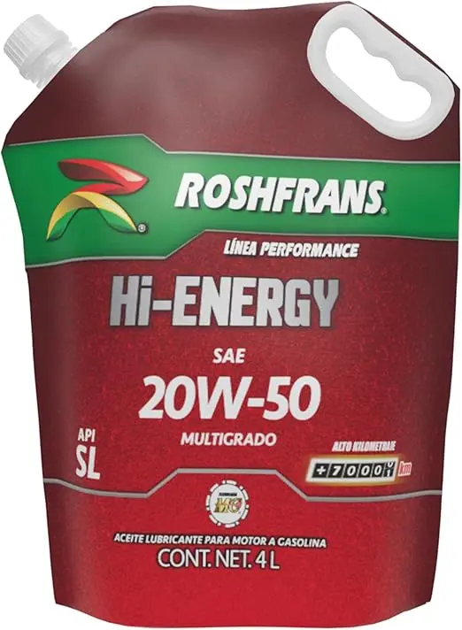 Aceite multigrado Hi-Energy API SL 20W-50