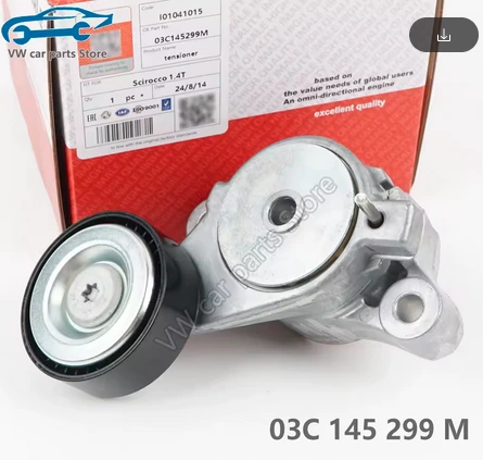 [03C145299M] Polea Tensora de correa de distribución para A1 Eos Golf Beetle Tiguan CC Jetta Scirocco 1,4 T 03C 145 299  03C145299M