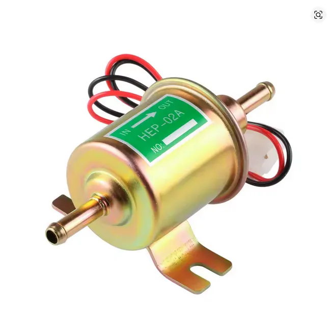 HEP-02A - Bomba de Gasolina Universal Herramienta Eléctrica de Baja Presión en Línea 12V