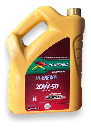 Aceite multigrado Hi-Energy API SL 20W-50