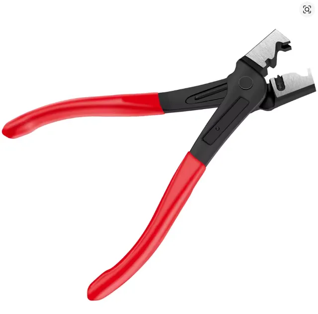 Pinzas Alicates para Abrazaderas Roja