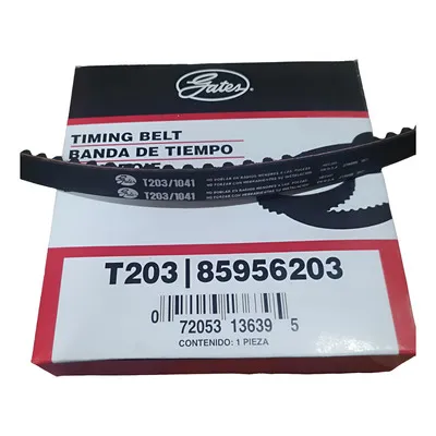 [T203] T203 - Banda de Tiempo para G.M. Chevy Joy-Swing 1.4L.1.6L T0 Dentada 111 Dientes en GATES