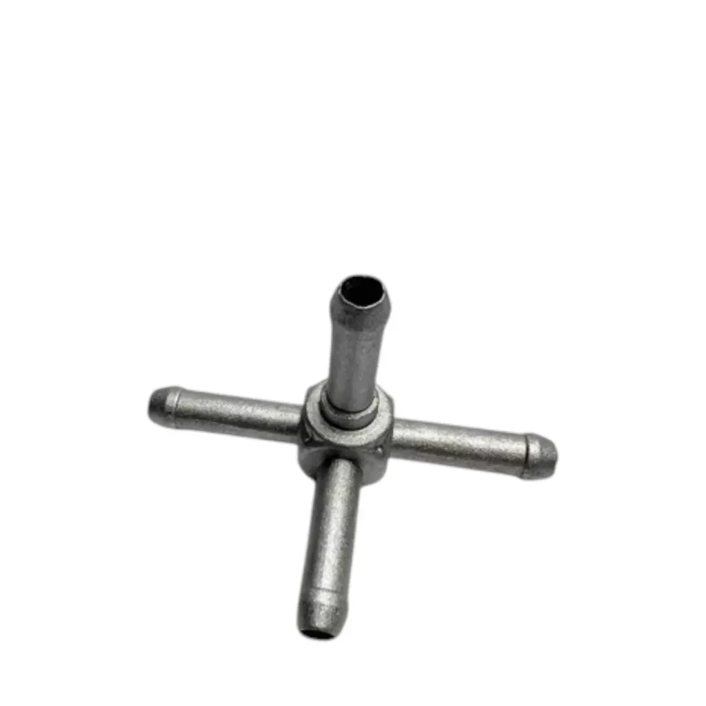 6Q012161 - Extensiones Conector de Manguera Refrigerante de 4 Vias Tipo (T), 7cm  Aplicable a VW Bora Golf 4 MK4 Jetta Touran Tiguan Polo CC Golf 6 MK6 Junta de Tubería de Agua en Aluminio