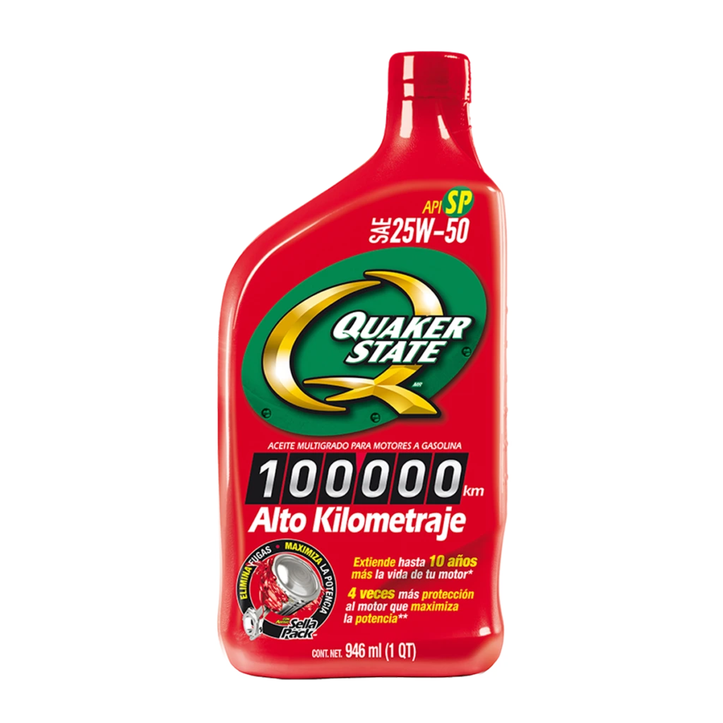 SAE25W50 - Aceite Multigrado Alto Kilometraje SAE 25W-50 API SP - Quaker State