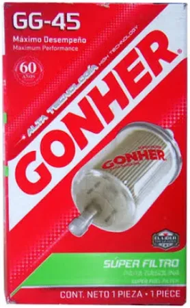 Filtro de gasolina universal NISSAN GG-45 GONHER 