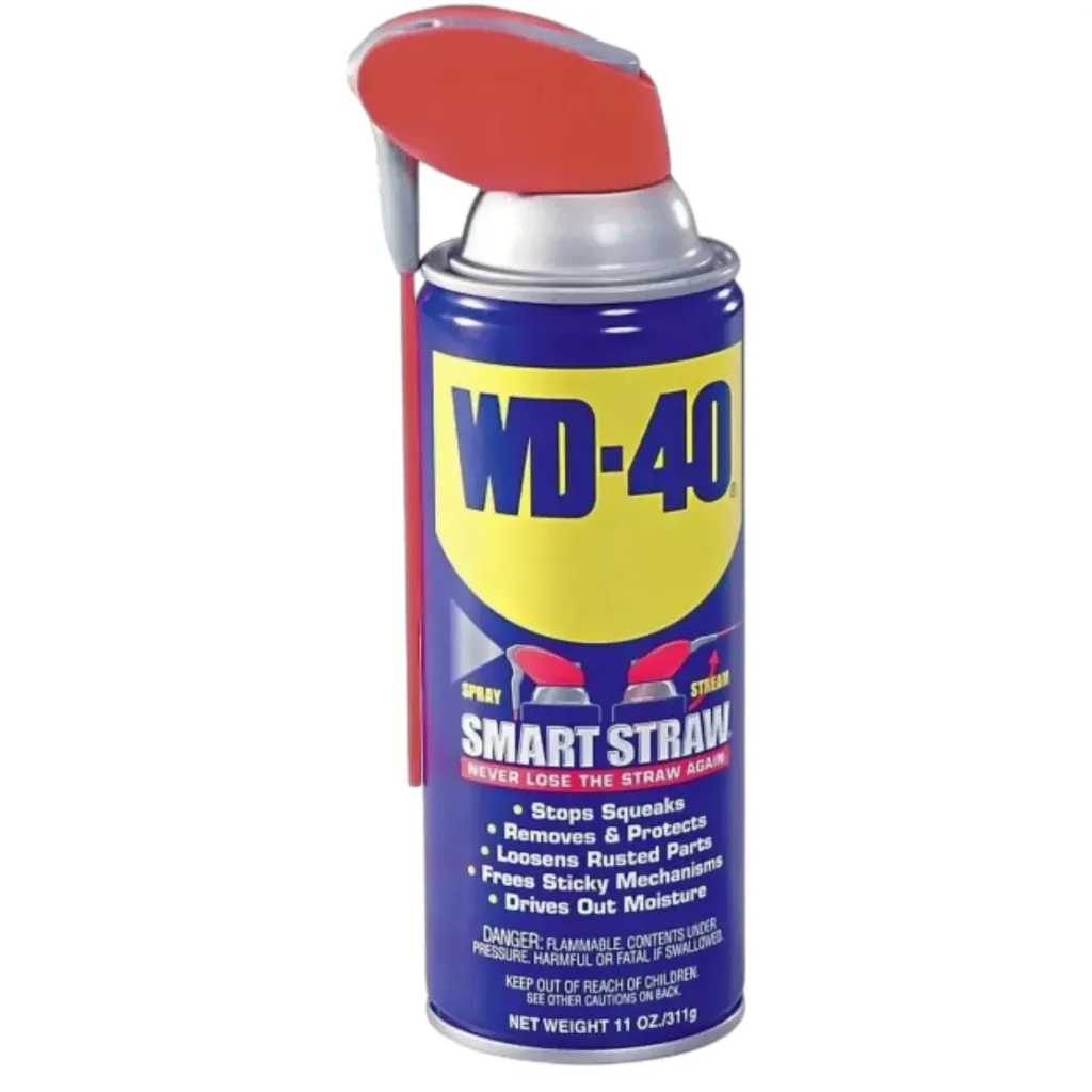 WD-40-11oz - Producto multiusos con spray y popote inteligente de 2 vías 11oz