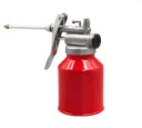 VI016251-01 - Aceitera Tanque de aceite de 250ml/400ml, bomba de pulgar, engrasador de taller, lata de aceite, grasa engrasadora de bomba de alta presión roja y amarilla