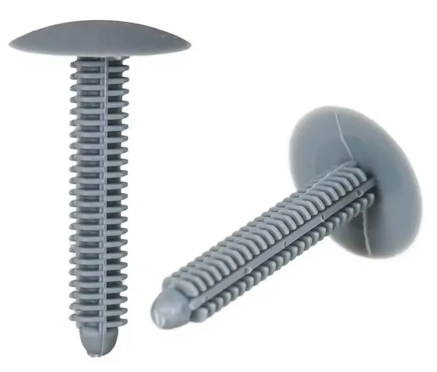 Grapas para molduras de Clip de remache de empuje en forma de árbol para moldura de moldura de puerta Clip de retención de Panel Compatible para Ford AWR2539SMK