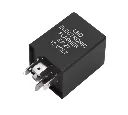EP27 - Relé universal intermitente Flasher electrónico LED universal de 5 pines 12V EP27 dirección de coche de cinco patas relé intermitente de luz LED doble intermitente