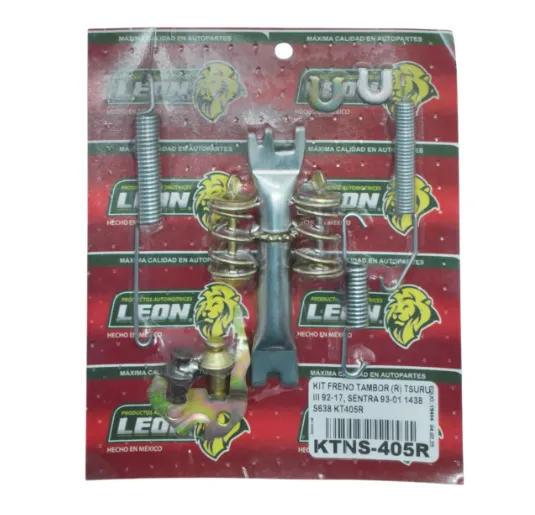 KTNS-405R - KIT FRENO TAMBOR (R) TSURU III 92-17, SENTRA 93-01 1438 S638 KT405R 