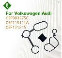 1 juego (3 piezas) nueva junta de enfriador de aceite de motor adecuada para Audi A1 A3 para VW Golf POLO 03F 903575 C 03F 115111 A 03F 121215