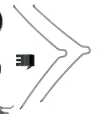 SFD627-A  - Seguro Freno de Disco TOYOTA SIENNA 98-03 R.D. (Alambre Inoxidable)