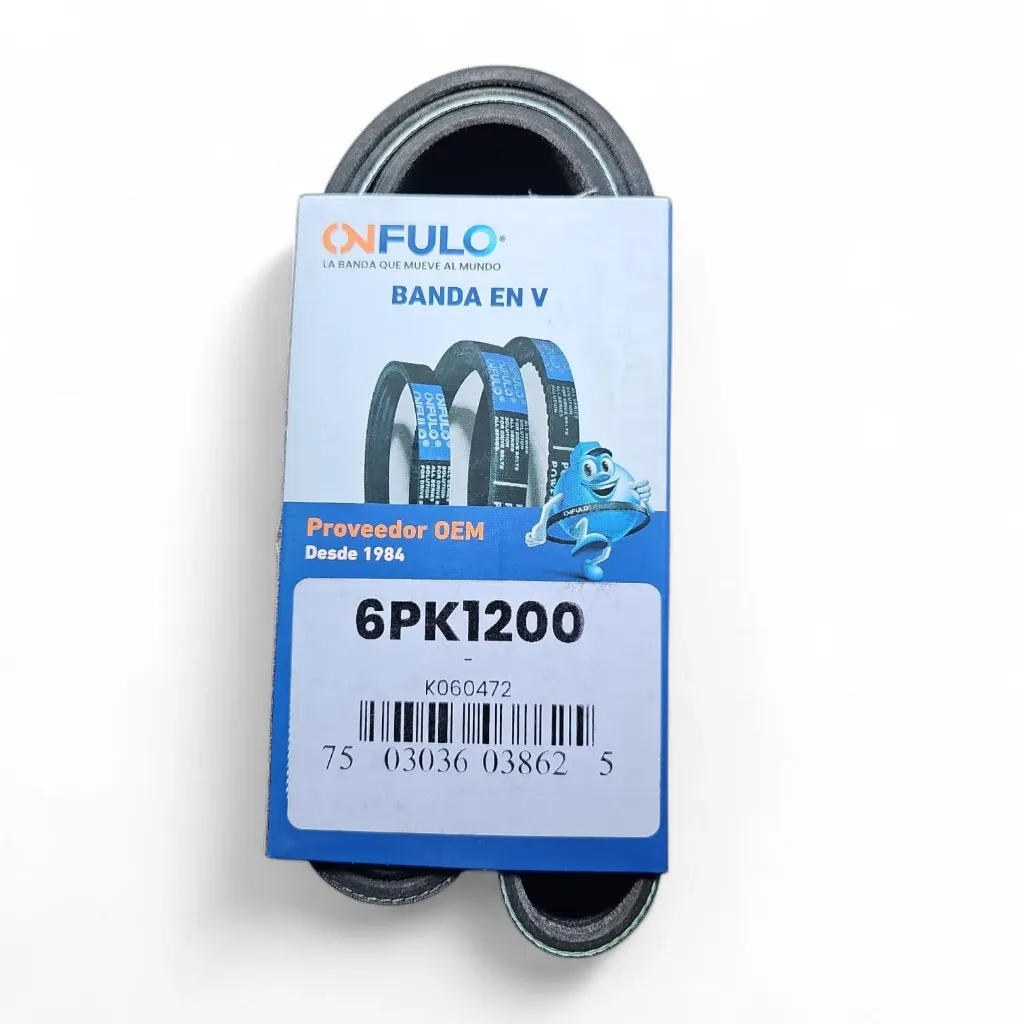 K060472 - 6PK1200 Banda en V Marca ONFULO  