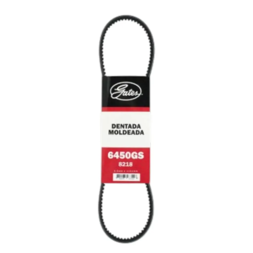 6450GS - Banda en V Dentada Chrysler Dirección Hidraulica 82-92 Camioneta V8 Motor 360 Chevrolet GM Motor 350 8218 - 9.5mm X 1151mm en GATES