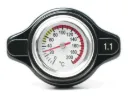 D1S-011 - Tapon de radiador térmico 1.1 Bar / 16PSI cubierta de tanque, medidor de temperatura del agua con utilidad segura, estilo de motocicleta y coche
