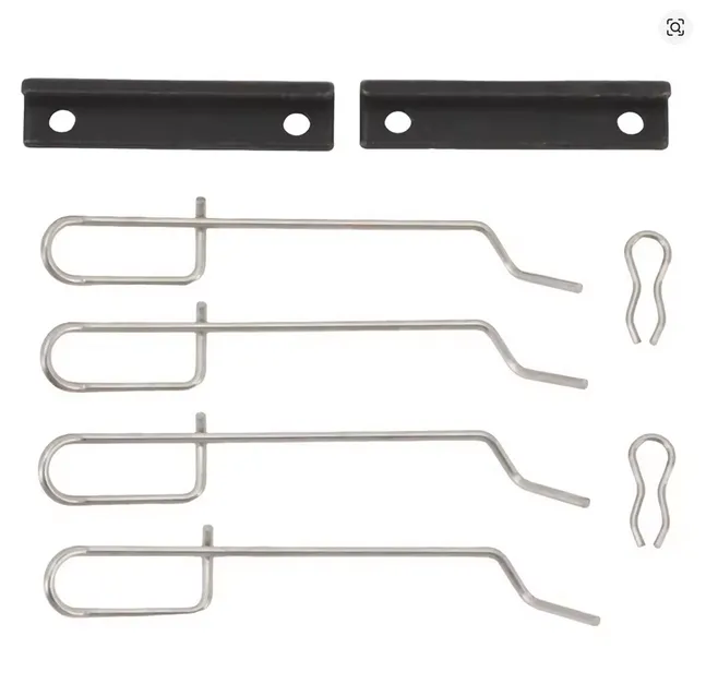 1350510 - Instalación del kit de montaje de pastilla de freno trasero OEM BPF1125H Circlip de pastilla de freno trasero Compatible con Clio MK1 MK2 1991-2005
