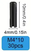 M4*10 - Seguro Perno Ranurado