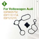 03F121215n - 1 juego (3 piezas) nueva junta de enfriador de aceite de motor adecuada para Audi A1 A3 para VW Golf POLO 03F 903575 C 03F 115111 A 03F 121215