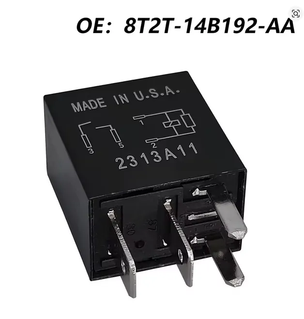 [8T2T-14B192-AA] 8T2T-14B192-AA - Para Ford Hi PWR relé de 4 pines  (O101K) OEM 8T2T-14B192-AB 8T2T-14B192-BA en FoMoCo