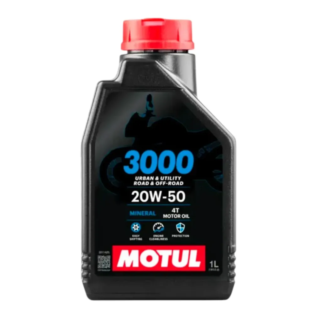 [6104-1008] Aceite Mineral 3000 4T 20W-50 MOTUL 1L
