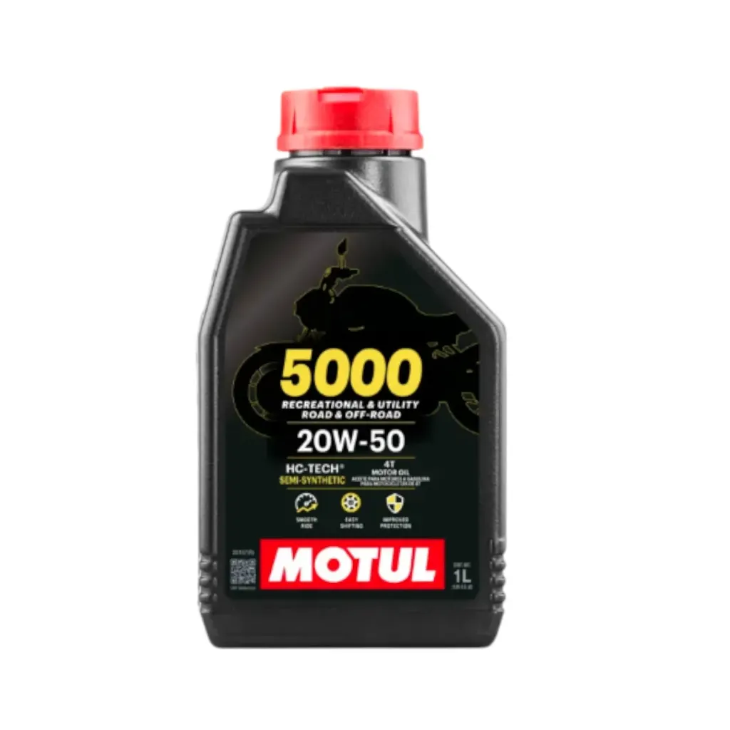 Aceite Semi-Sintetico 5000 4T 20W-50 MOTUL 1L