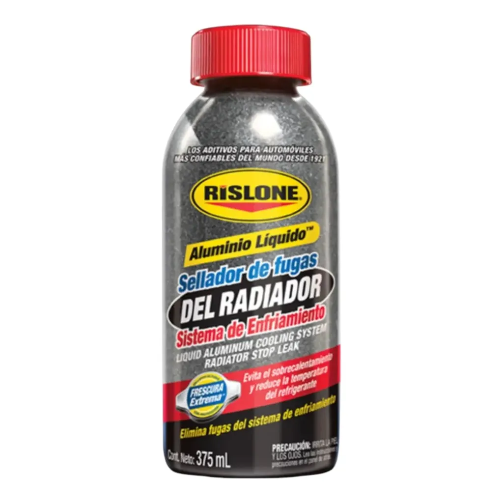 Sellador de fugas del Radiador Sistema de enfriamento Aluminio Liquido 375 mL (21184) en RISLONE