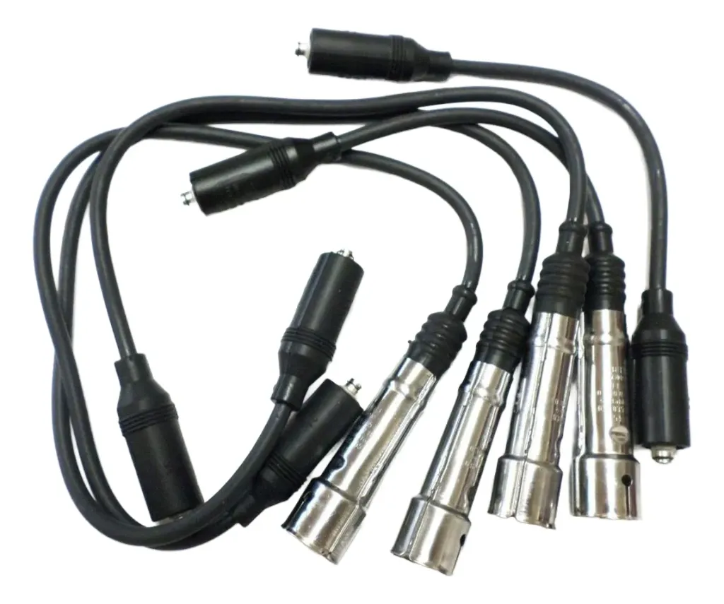BERU POINTERVB - Cables para Bujias para VW Pointer 97-05, Station Wagon, Pick Up 4Cil 1.8LTS, GTI 99-02 2.0 LTS 5 CABLES en BERU