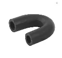IP-1017-bK - Manguera de derivación de núcleo de calentador, tubo de goma de bomba de agua tipo U cruzado de refrigerante para motor LS/LT LM7 LR4 LQ4 LS6 L59 LQ9 LM4 L33 - 551699