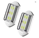 Luz de matrícula de coche, 6 LED, para SUV, camión, remolque, etiqueta de furgoneta, lámpara de paso, bombillas blancas, productos para coche, luces de matrícula c/u