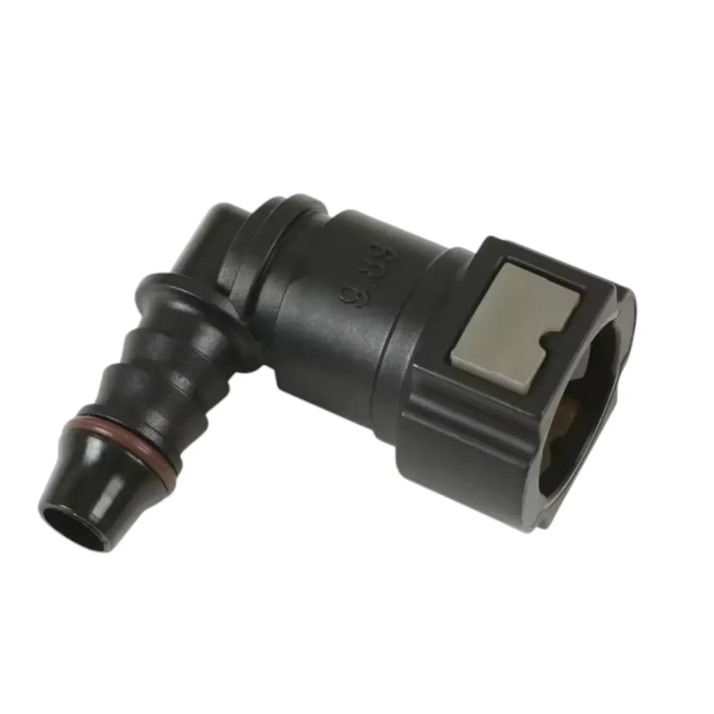 9.89 - Cople Acoplador de tubo flexible de combustible, nailon 9.89 conector de línea de combustible de liberación rápida, para Carburador de auto.