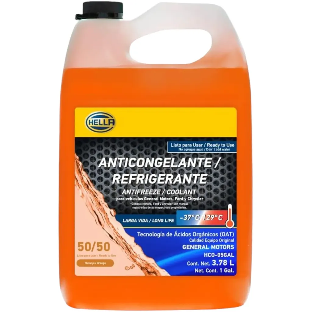 [HCO05GAL] HCO05GAL - Anticongelante Naranja Coolant al 50% 3.78L en HELLA