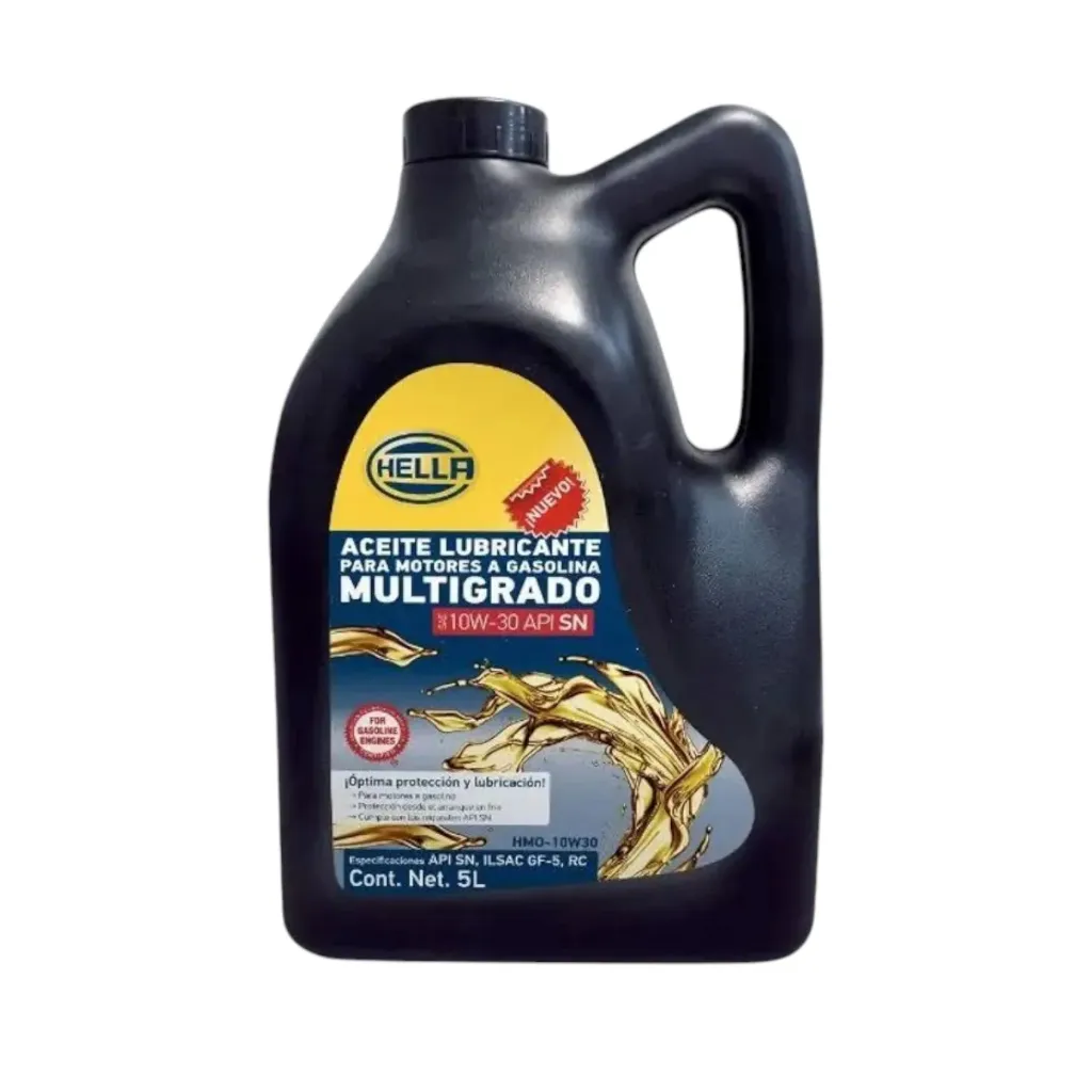 [HMO10W30] HMO10W30 - Aceite Multigrado SAE 10W-30 API SN Garrafa de 5L en HELLA