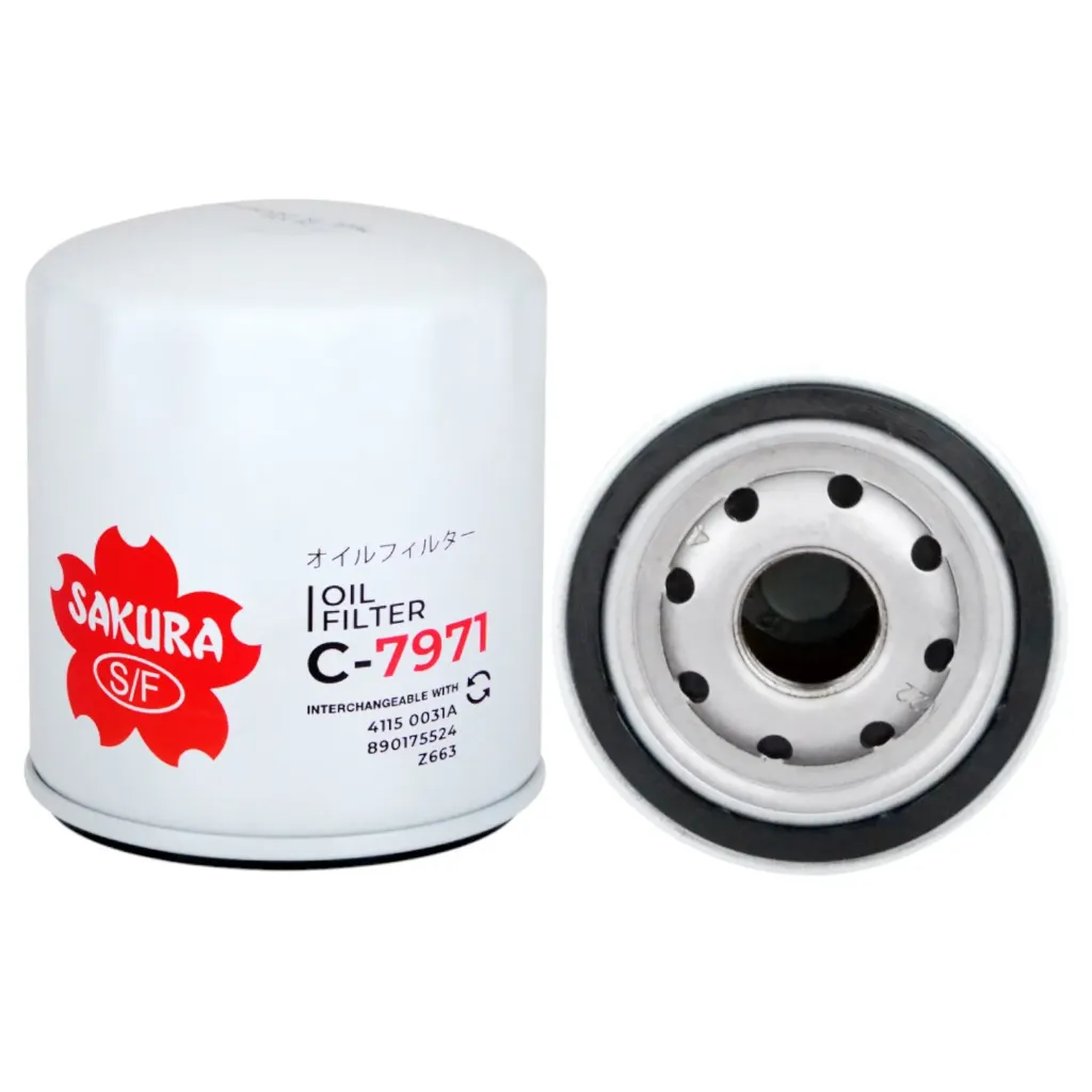 [C-7971] C-7971 - Filtro de Aceite para Chevrolet Spark L4 1.4L 16-20 / Chevrolet Cheyenne V8 5.3L 07-19 Jeep Cherokee L4 2.4L 4-17 en Sakura eq GP-406
