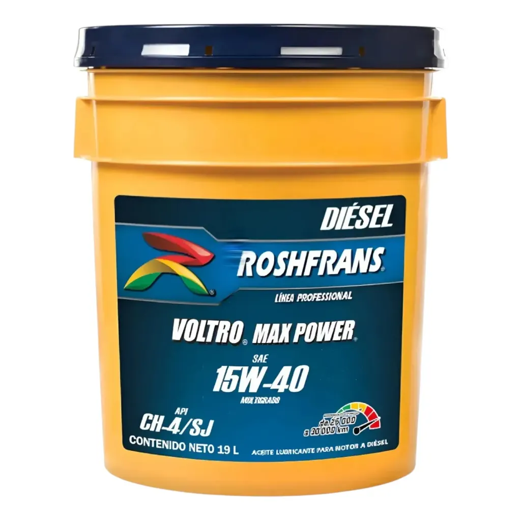 Aceite 15w-40 Diésel Voltro Max Power Multigrado Roshfrans Cubeta 19L