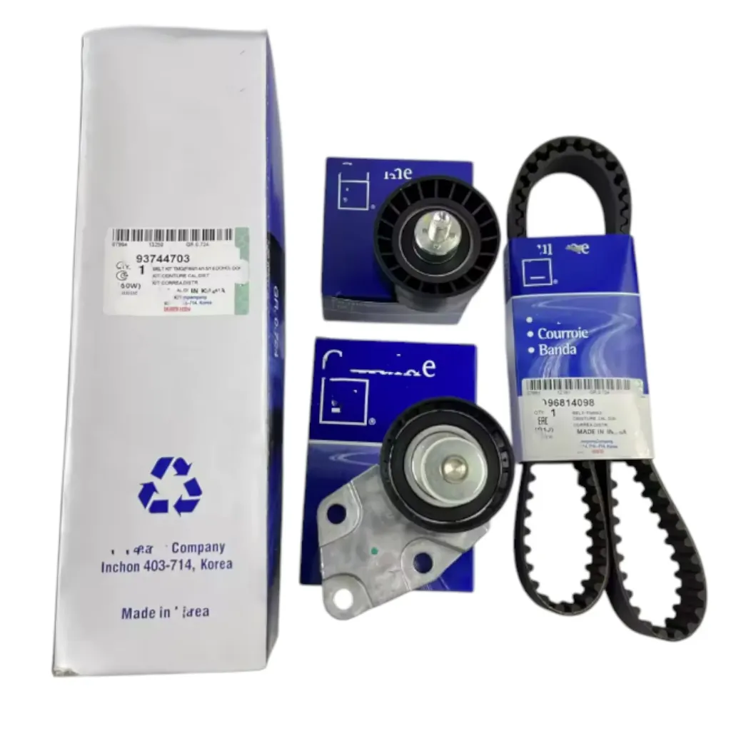 Kit distribución Chevrolet AVEO 4CIL 1.6L 08- 93744703 96814098 25183772 96350526 Tensor para Optra Lacetti DOHC E-TEC en GM Original eq TCKW335