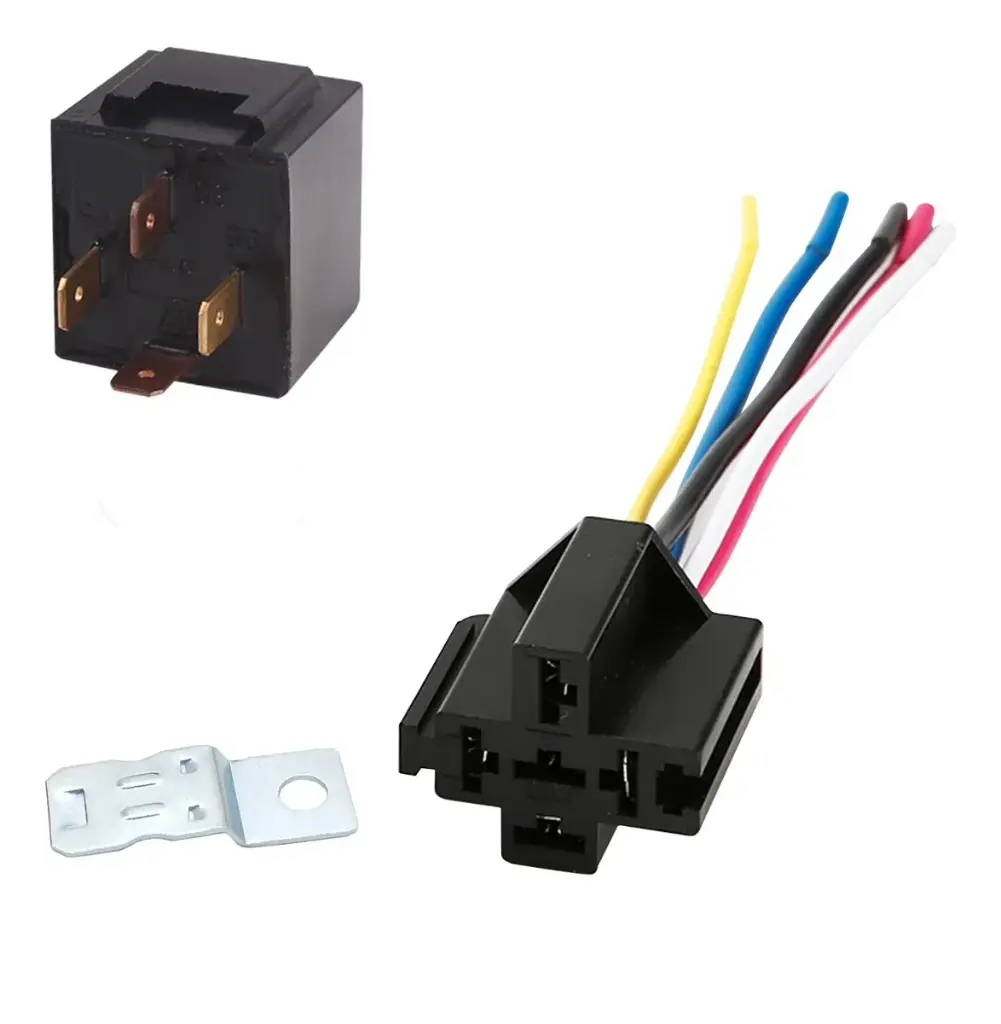 [CZ135-1X6] CZ135-1X6 - Relay Relevador 4 Patas Portarelay Soquet Auto 12v