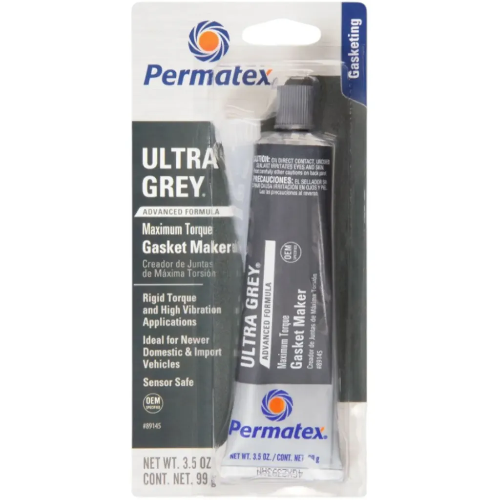 [89145] 89145 - ULTRA GREY 3.35 OZ. Permatex Formador de Juntas de Alto Torque (Silicón)