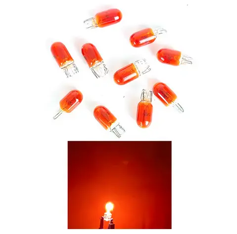Foco de pellizco Naranja T10 