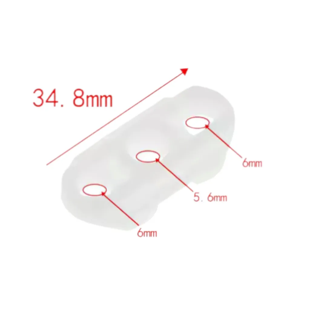 [DG95305800] DG95305800 - Deslizador de ventana Clips guía para regulador de ventana, polipropileno blanco para Buick Pontiac Oldsmobile Chevrolet Cadillac, accesorios para coche