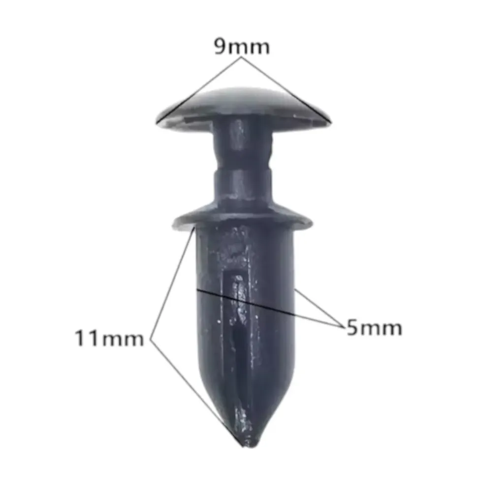 3458 - 10x9x5mm - Grapa Guardabarros de parachoques Universal para coche, remaches de plástico con orificio de 5mm, tornillo de expansión, Clips de sujeción