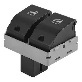 6Q0959858 - Botón de interruptor de elevador de ventana doble de coche para VW Polo 03-07 1.6Lts, Lupo 05-09 1.6Lts, Crossfox 06-17 1.6Lts en Bruck