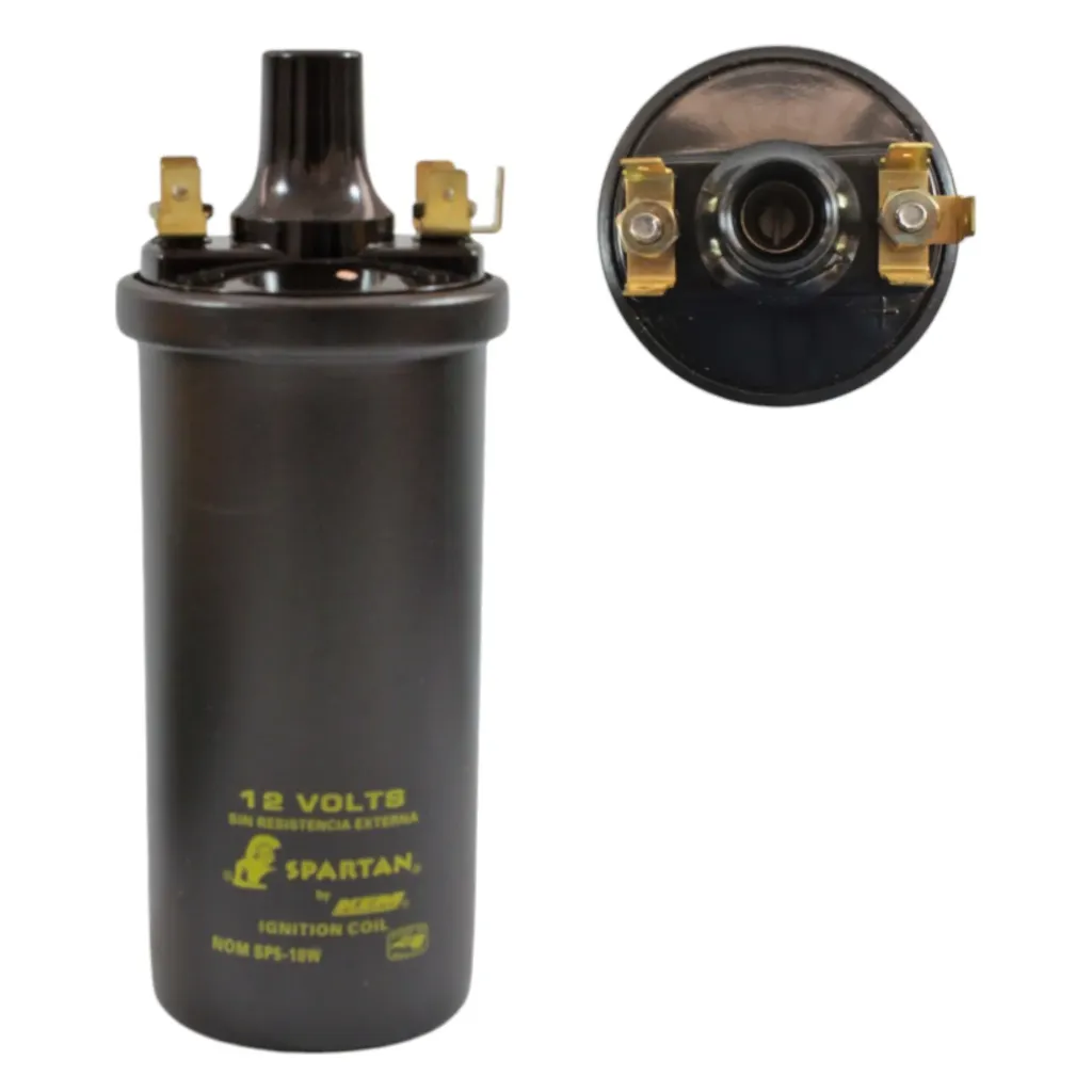 SP5-10W - Bobina de Encendido de Aceite para VW 1500 1600 68-88 / Nissan Hikari -Tsuru I y II - a 12V  (para usarse sin resistencia externa) en KEM