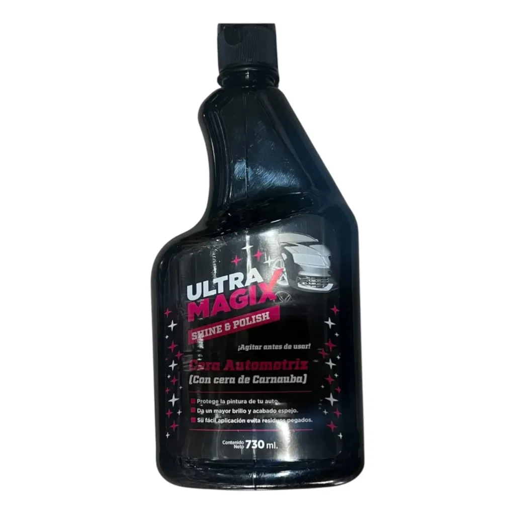 Cera Automotriz con cera de Carnauba sin atomizador de 730mL en Ultra Magix 5.0