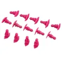 66918529877 - Grapas de Panel Camioneta Auto sujetadores especiales Clip 6mm agujero para Nissan reemplazar burlete retenedor Rosa remaches de plástico Clips de coche