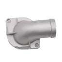 055121121F - Toma de Agua Conector de manguera de brida de refrigerante de aluminio, 055121121F, compatible con Audi 100, Seat Toledo, VW, Jetta, Passat, Transporter, Golf MK2, 72-03 A2