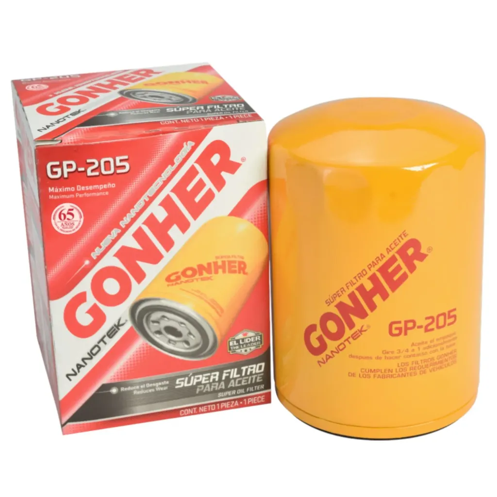 GP-205 - Filtro de Aceite para Chevrolet C2500 P30 Suburban 1500 C3500 Silverado C20 Express C3500 V8 5.7L en GONHER