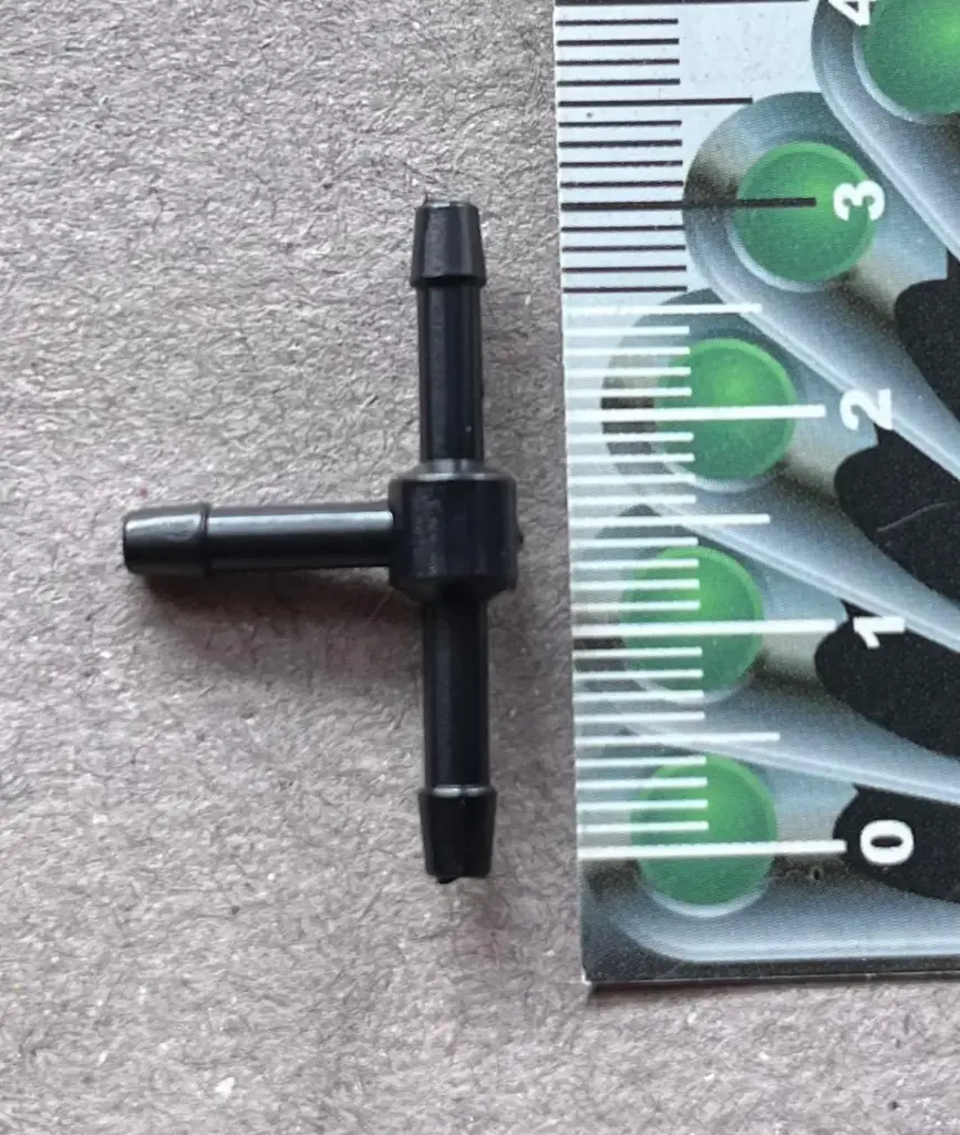 Extenciones, conector tipo (T) pequeña. 3cm 