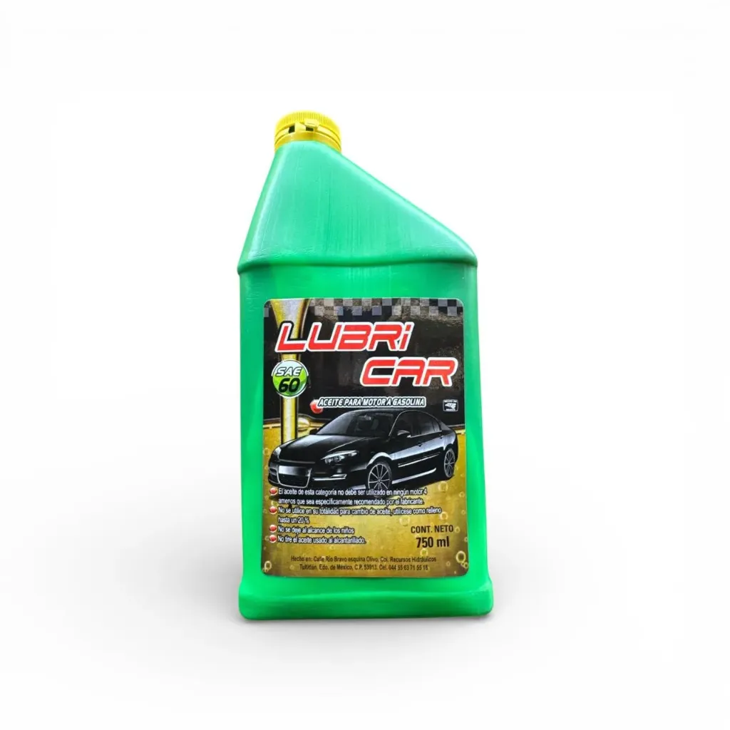 [AC-M60] AC-M60 - Aceite para Motor de Relleno Lubri Car SAE 60 de 750mL