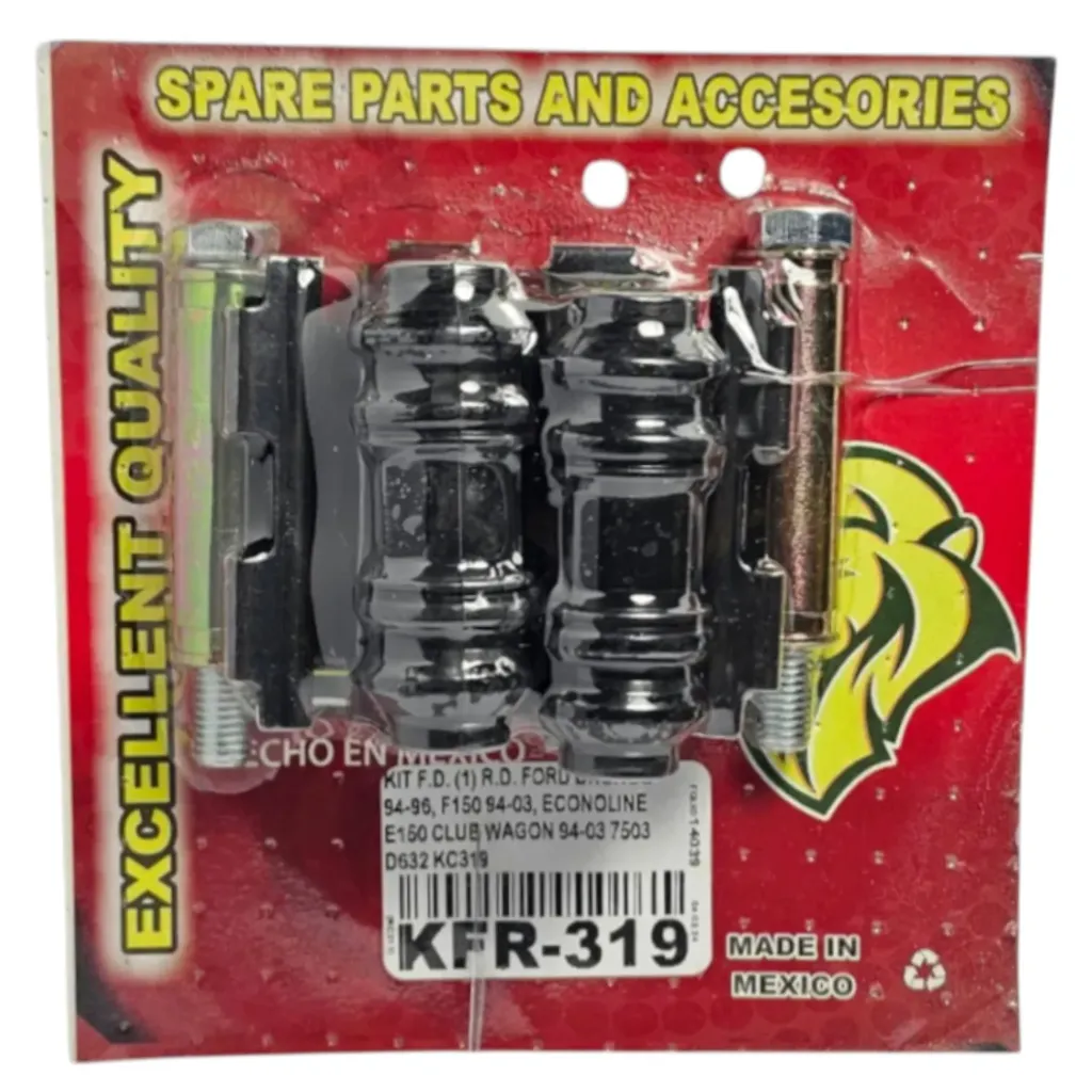 KFR-319 - Kit F.D. (1) R.D. FORD BRONCO 94-96, F150 94-03, ECONOLINE E150 CLUB WAGON94-03 Balatas 7503 D632 KC319 en Leon