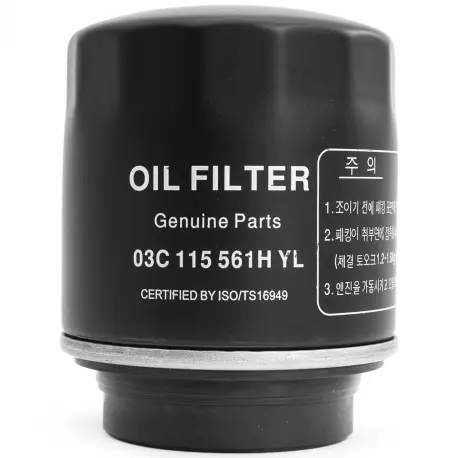 [03C115561HYL] 03C115561HYL - Filtro de aceite para Vento, Polo, Tiguan, Sharan, Caddy, Leon, Toledo, Audi A1 en Diforza eq GP-561